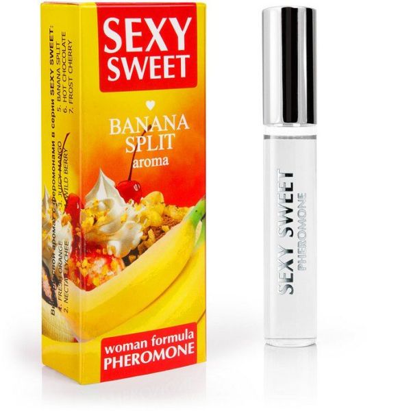 Изображение товара Духи Sexy Sweet Banana Split с феромонами 10мл Духи Sexy Sweet Banana Split с феромонами 10мл фотография