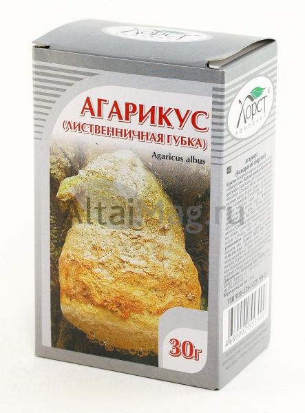 Агарикус (лиственничная губка), 30 г (Хорст) фотография