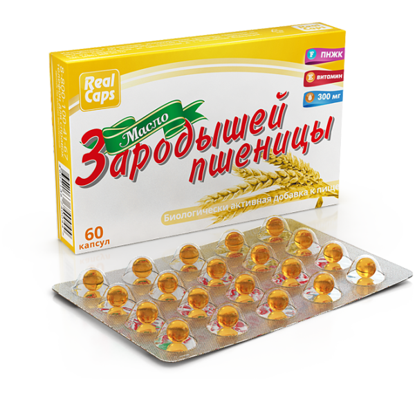 Изображение товара Масло зародышей пшеницы «реалкапс» 300 мг № 60 капсул Масло зародышей пшеницы «реалкапс» 300 мг № 60 капсул фотография