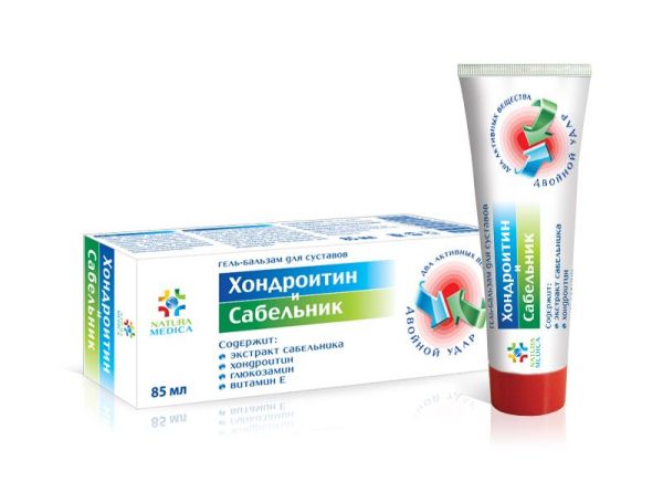 Изображение товара Натура медика (хондроитин и сабельник) гель-бальзам для суставов 85 мл Натура медика (хондроитин и сабельник) гель-бальзам для суставов 85 мл фотография