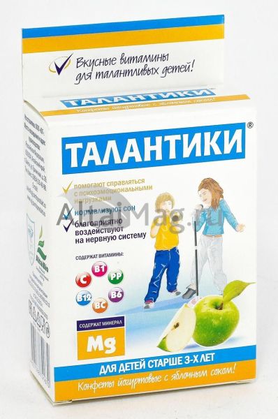 Изображение товара Талантики с яблочным соком, 70 г Талантики с яблочным соком, 70 г фотография