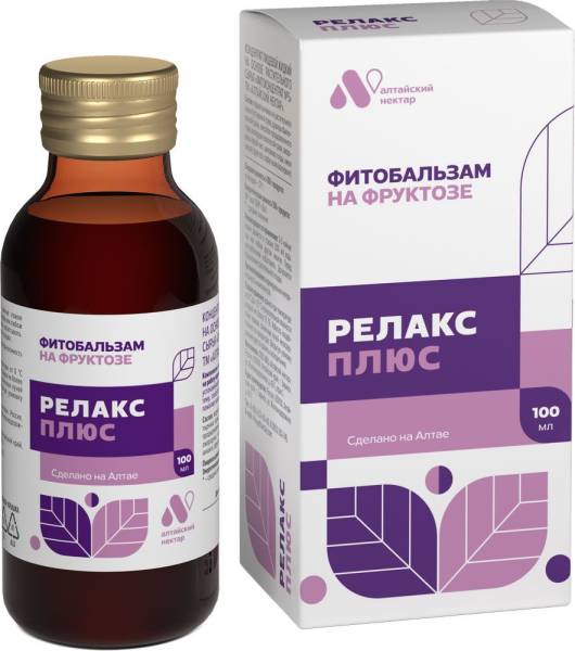 Изображение товара Фитобальзам релакс плюс (без сахара) 100мл Алтайский нектар Фитобальзам релакс плюс (без сахара) 100мл Алтайский нектар фотография