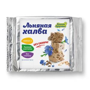 Халва льняная на фруктозе 250г