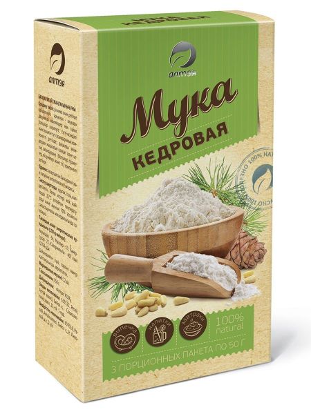 Изображение товара Кедровая мука Две Линии 150г Кедровая мука Две Линии 150г фотография