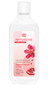 Тоник для лица увлажняющий Nature Me с гидролатом граната Фэмили Косметик 320мл