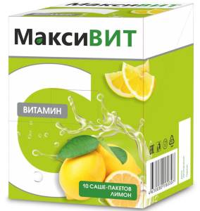 Напиток МаксиВит со вкусом Лимона 10шт