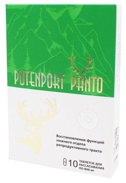 Изображение товара Комплекс-бустер PotenPort Panto Сашера-Мед 10 таблеток Комплекс-бустер PotenPort Panto Сашера-Мед 10 таблеток фотография